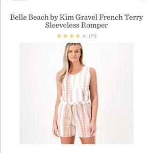 Bell Beach by Kim Gravel, Sleeveless French Terry Romper